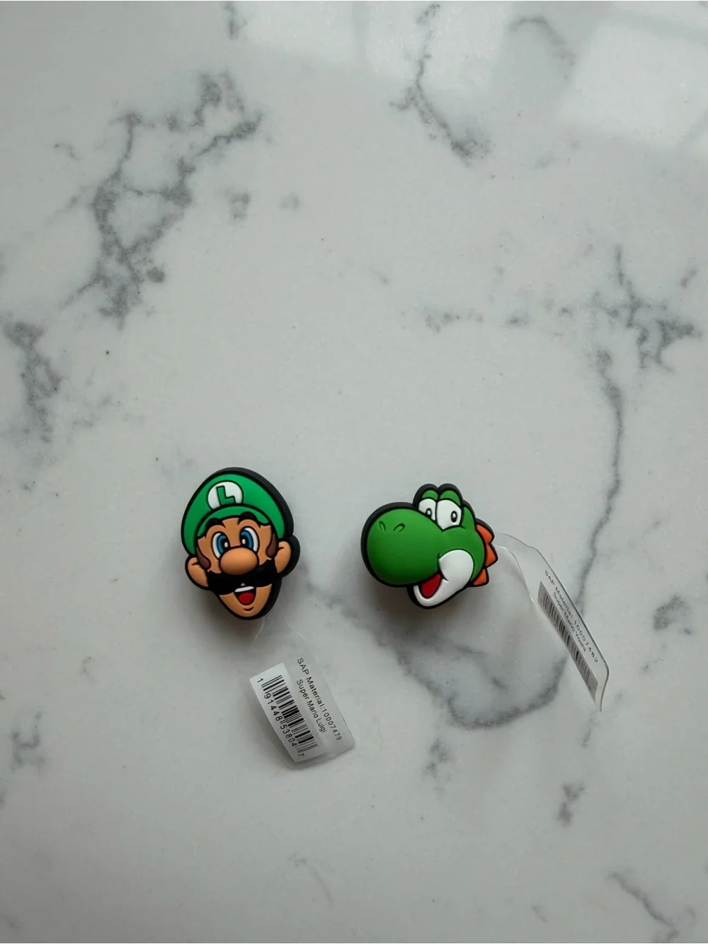 Nintendo Green Luigi & Yoshi Kids Crocs Jibbitz